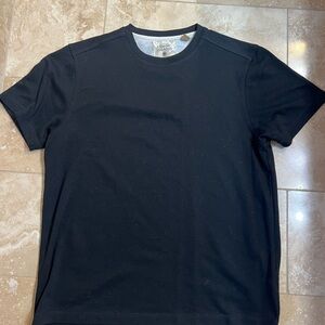Tasso Elba Black Short Sleeve Tee